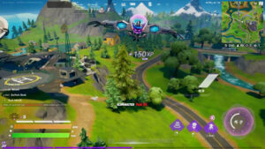 【フォートナイト】UFOと石を使ったキルがスゴすぎる!←「ナイスストライク!」