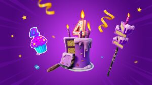 【フォートナイト】祝4周年！特別なクエストをクリアしてアイテムを入手しよう！