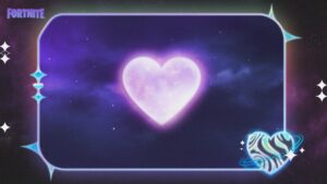 【フォートナイト】[期間限定]ゲーム内の月がハートに変わってる！