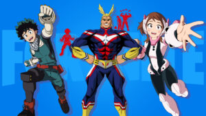 【フォートナイト】僕のヒーローアカデミアコラボで登場するキャラクターが判明！緑谷出久、麗日お茶子、爆豪勝己、オールマイト