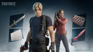 【フォートナイト】アイテムショップにバイオハザードの世界からレオンとクレアがやってきた!