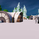 【フォートナイト】[Hotfix]ブルータルバスティオン北西側ガソリンスタンド付近にダースベイダーがやってきた