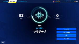 【フォートナイト】最初に付いたランクはいくつだった?