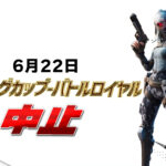 【フォートナイト】[緊急速報]本日のマッチングカップはクラッシュの問題により中止