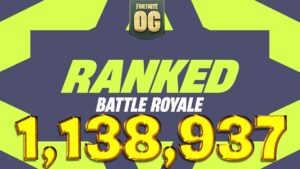 【フォトナイト】ランクのみのプレイ人数が過去最高110万人を突破！前のシーズンの10月の全モードのプレイ人数とほぼ同じ