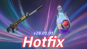 【フォートナイト】お正月にやってきた新ARと新回復アイテム|v28.01.01Hotfix
