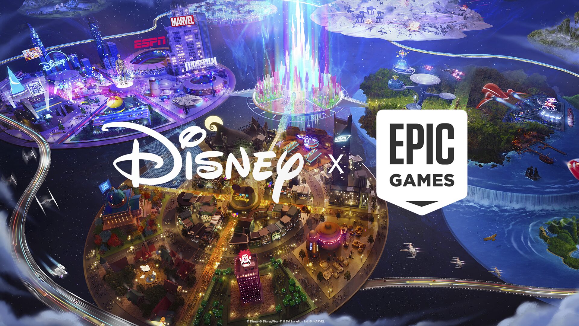 【速報】フォートナイト X ディズニー | Epic Gamesの株式取得に15億ドルを投資。フォートナイトを通じて世界トップクラスのゲーム体験を。