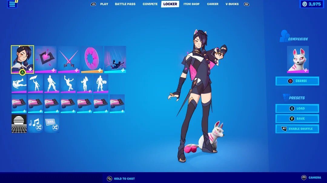 今後フォートナイトに「コンパニオン(仲間)」が新たなコスメティック要素として登場!
