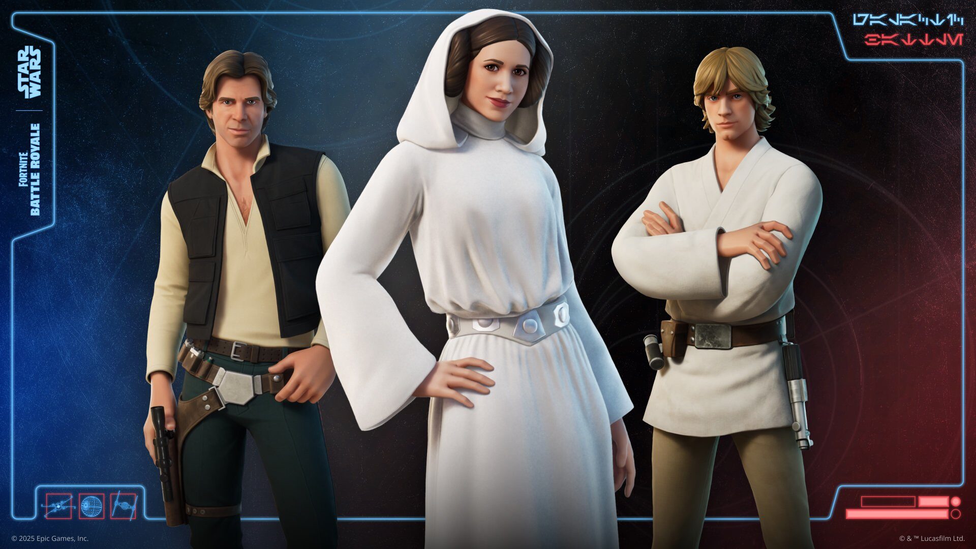 【フォートナイト】5月8日 コンテンツアップデート「フォースの力」が配信開始 ─ レイア、ルーク、ハン・ソロが島に登場