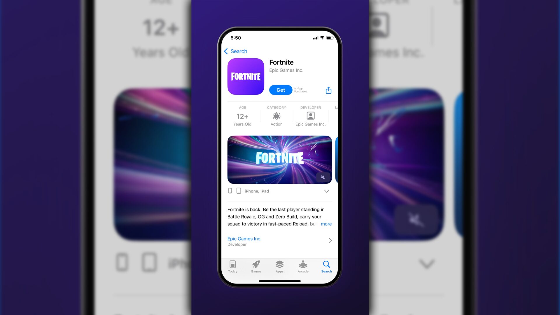 【速報】iOS版フォートナイトが約5年ぶりに米国のApp Storeで復活!