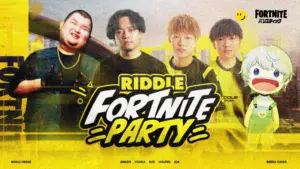 『RIDDLE』ボドカ・ありけん・あじゃ・まうふぃん・Riseがバトロワやバリスティックを体験、6月24日16時より配信スタート