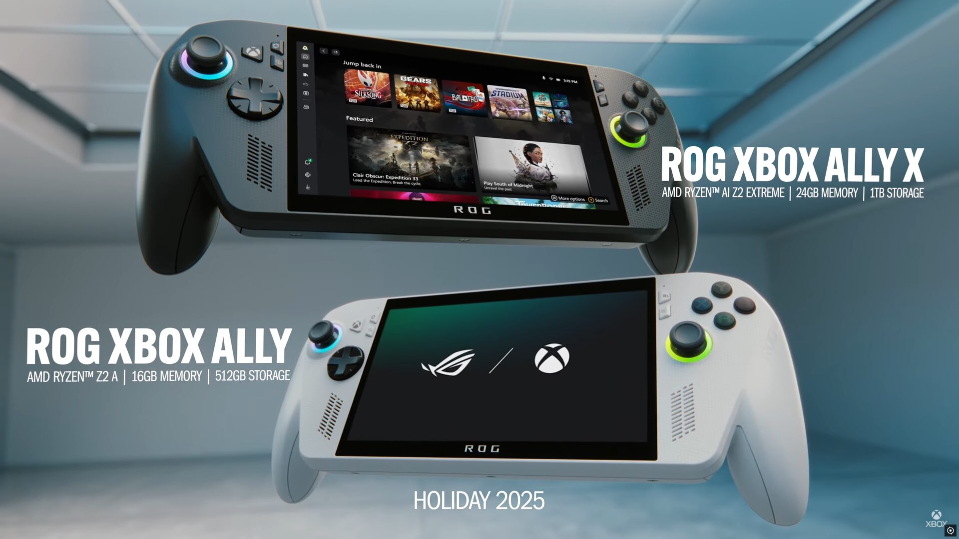 Microsoft、「Xbox Gaming Showcase 2025」で『ROG Xbox Ally』を発表 ─ ASUSと共同開発した携帯型Xboxデバイスが登場
