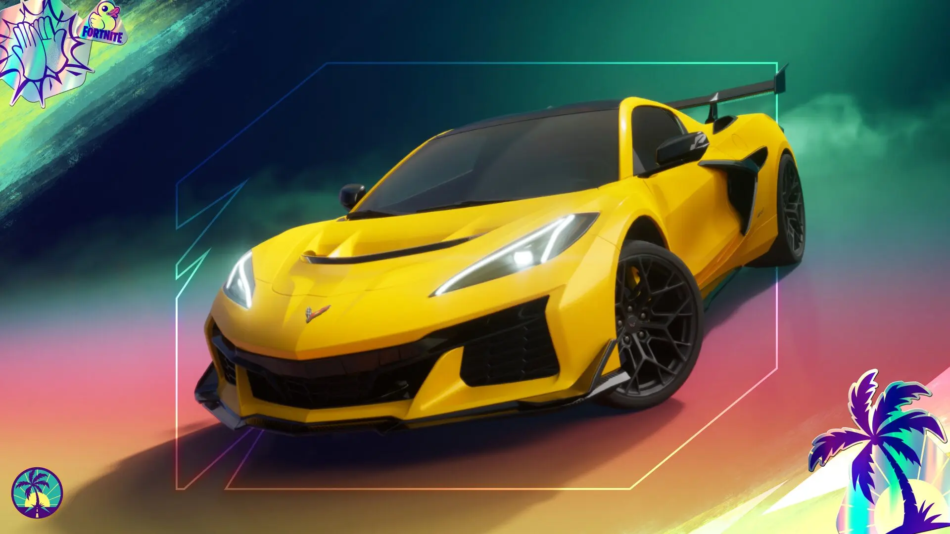 フォートナイト「サマーロードトリップ」イベント開催！Chevrolet Corvette ZR1 バンドルや豪華無料報酬をゲットしよう！