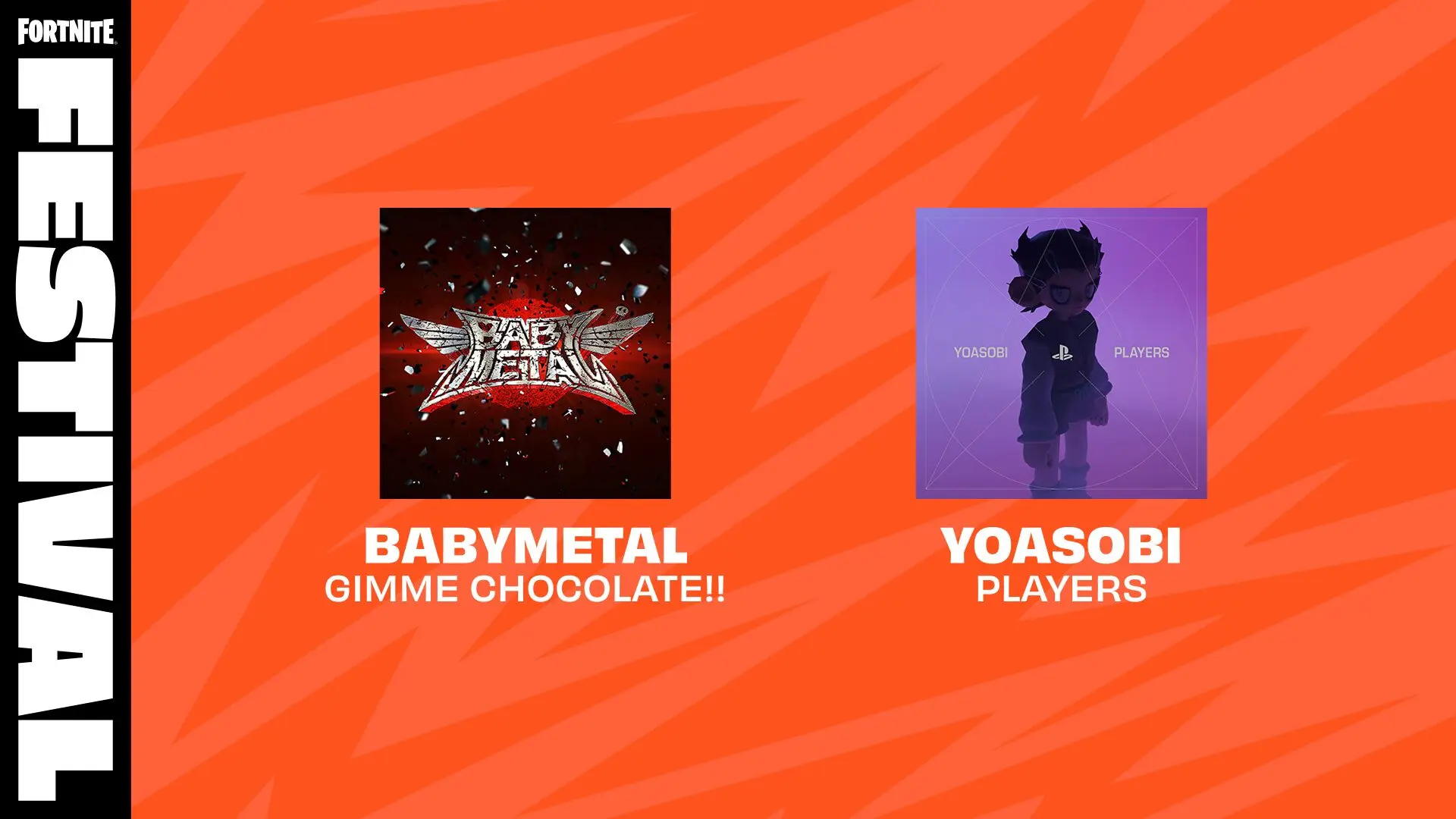 【フォートナイト】ジャムトラックに日本人アーティストBABYMETALの「ギミチョコ！！」とYOASOBIの「PLAYERS」が登場！