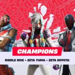 『FNCS 2025 ASIA メジャー3』Rise、yuma、Koyotaトリオが12試合中8試合ビクロイで見事優勝!3位の「みりむ、wickesy、ぶゆりる」トリオがグローバルチャンピオンシップ出場権を獲得