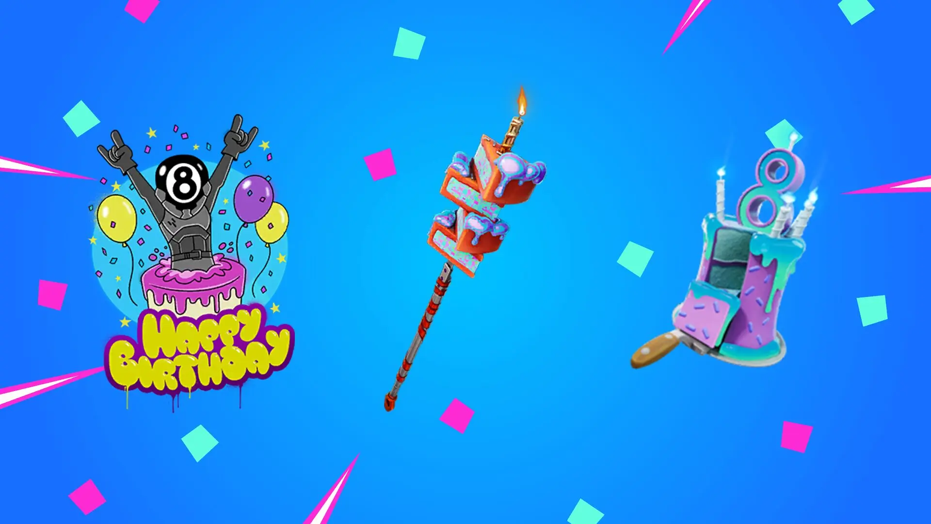 【フォートナイト】まもなくバースデーイベントが開催！レベルを上げることで無料報酬が獲得可能