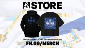 「フォートナイト グローバルチャンピオンシップ 2025」公式グッズ販売開始、FNCSのロゴ入りTシャツやパーカーがラインナップ