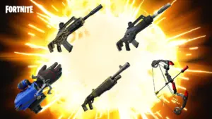 【フォートナイト】バトルロイヤルや競技モードで「ポンプショットガン」や「ホロツイスターアサルトライフル」「ブームボウ」などが復活