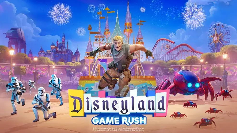 【フォートナイト】ディズニーランドがついに登場!『Disneyland Game Rush』が公開、アトラクションを完全再現した本格的な体験に