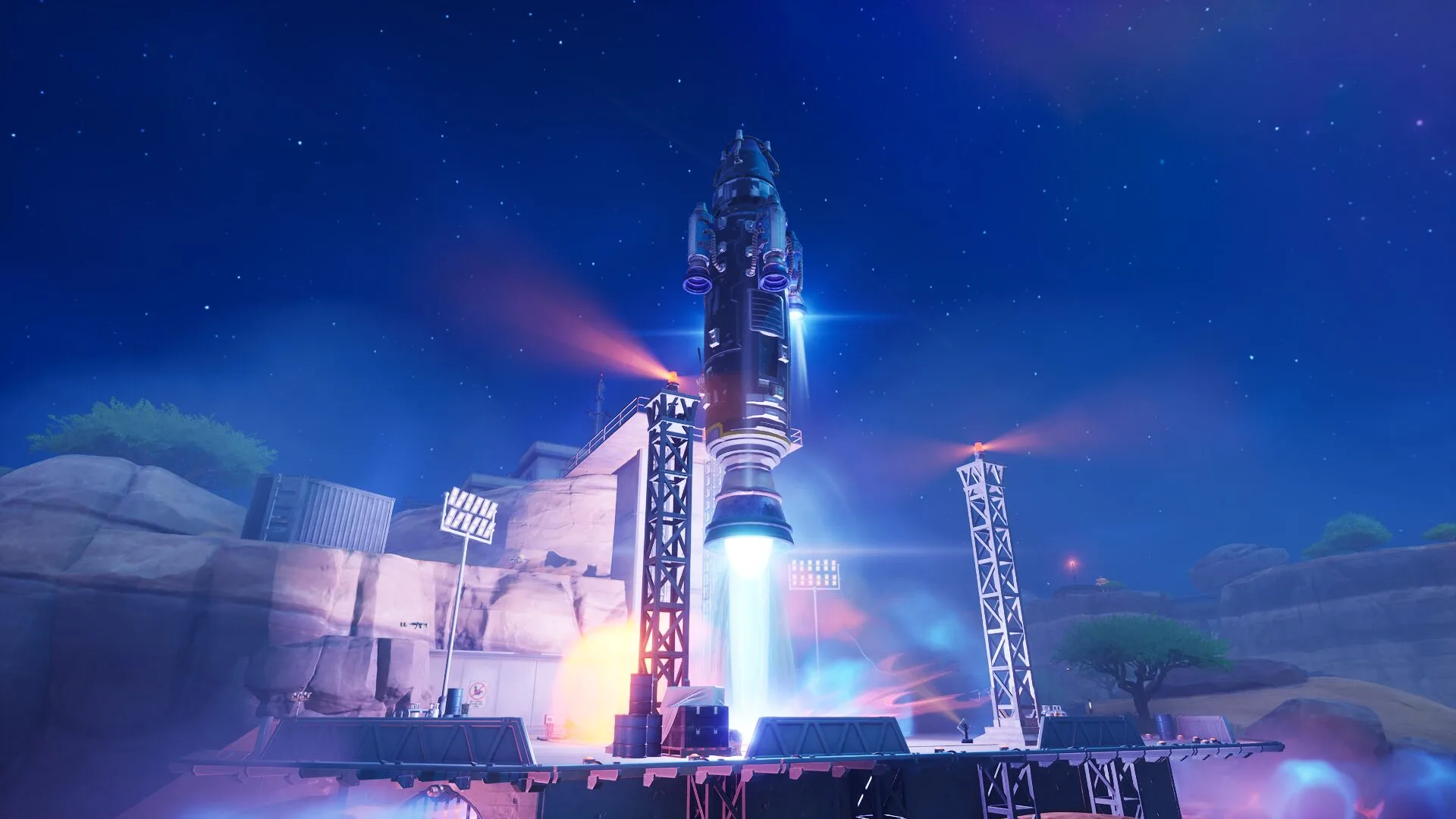 【フォートナイト】2月20日午前8時にバトルロイヤル島で異変　「ビジターのロケット着陸」ミニイベントが突如開催、物語はさらなる局面へ