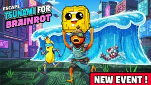 【フォートナイト】津波ブレインロット(ESCAPE TSUNAMI FOR THE BRAINROTS)の遊び方、使用できる最新コードまとめ