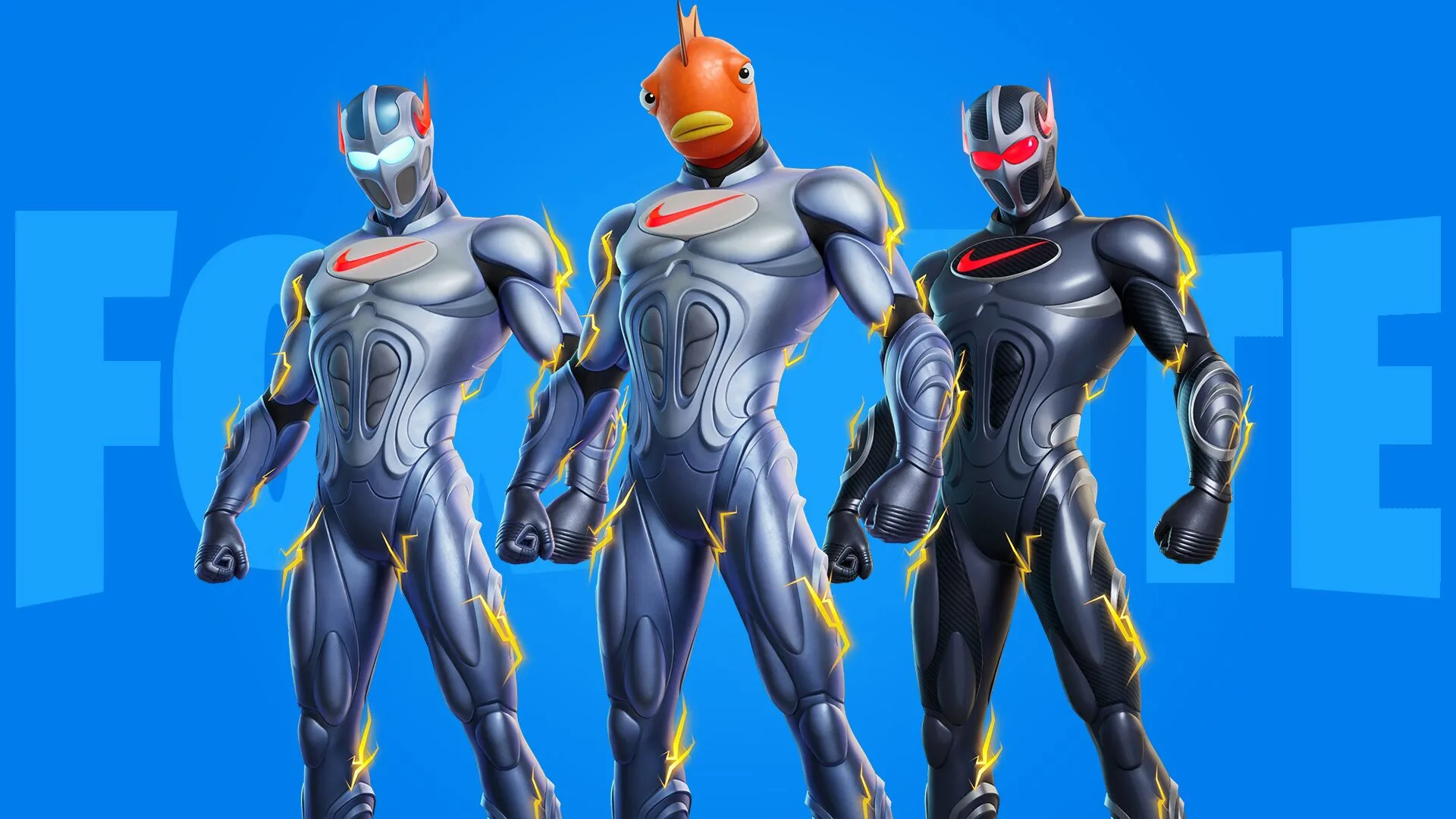 【フォートナイト】2月14日より新NIKEコラボ「スウッシュマン」が登場！人気キャラ「フィッシュスティック」もスタイリッシュなヒーロー姿に