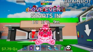 【フォートナイト】ブレインロットを盗む(STEAL THE BRAINROT)、新イベント「ラブイベント」が開催へ ー 2月8日には管理者イベントも2回実施へ