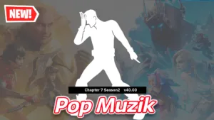 【フォートナイト】今日のアイテムショプにアイコンシリーズから『Pop Muzik』が登場