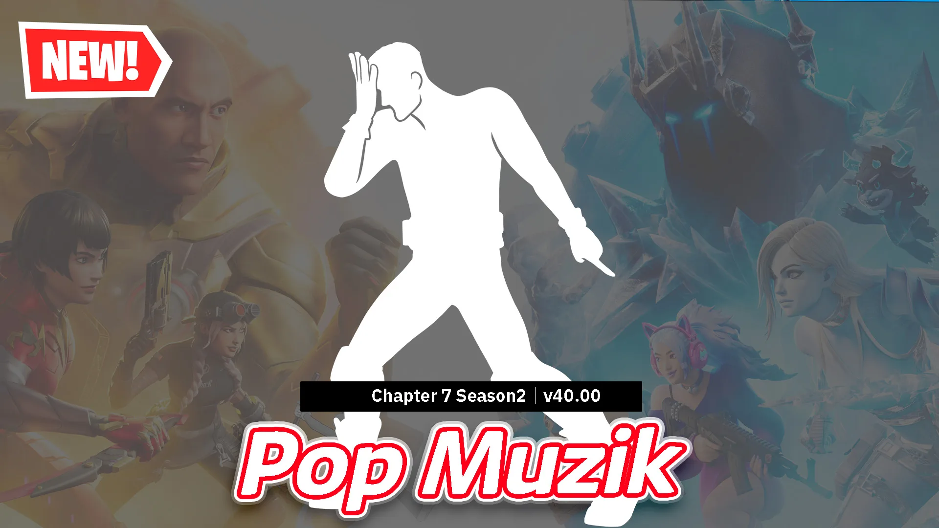 【フォートナイト】今日のアイテムショプにアイコンシリーズから『Pop Muzik』が登場