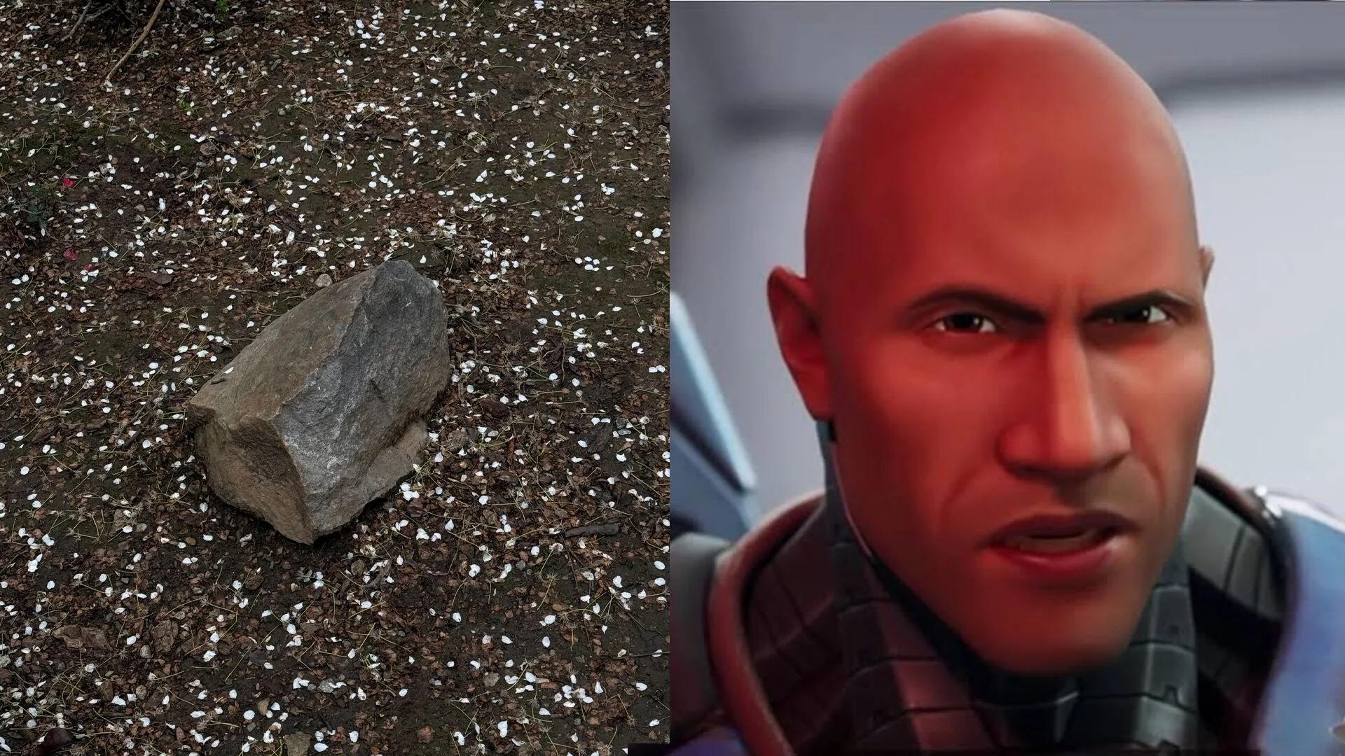 「石」の投稿はロック様か、それとも「ストーンウッド」の伏線か？フォートナイト公式の謎にファンが注目