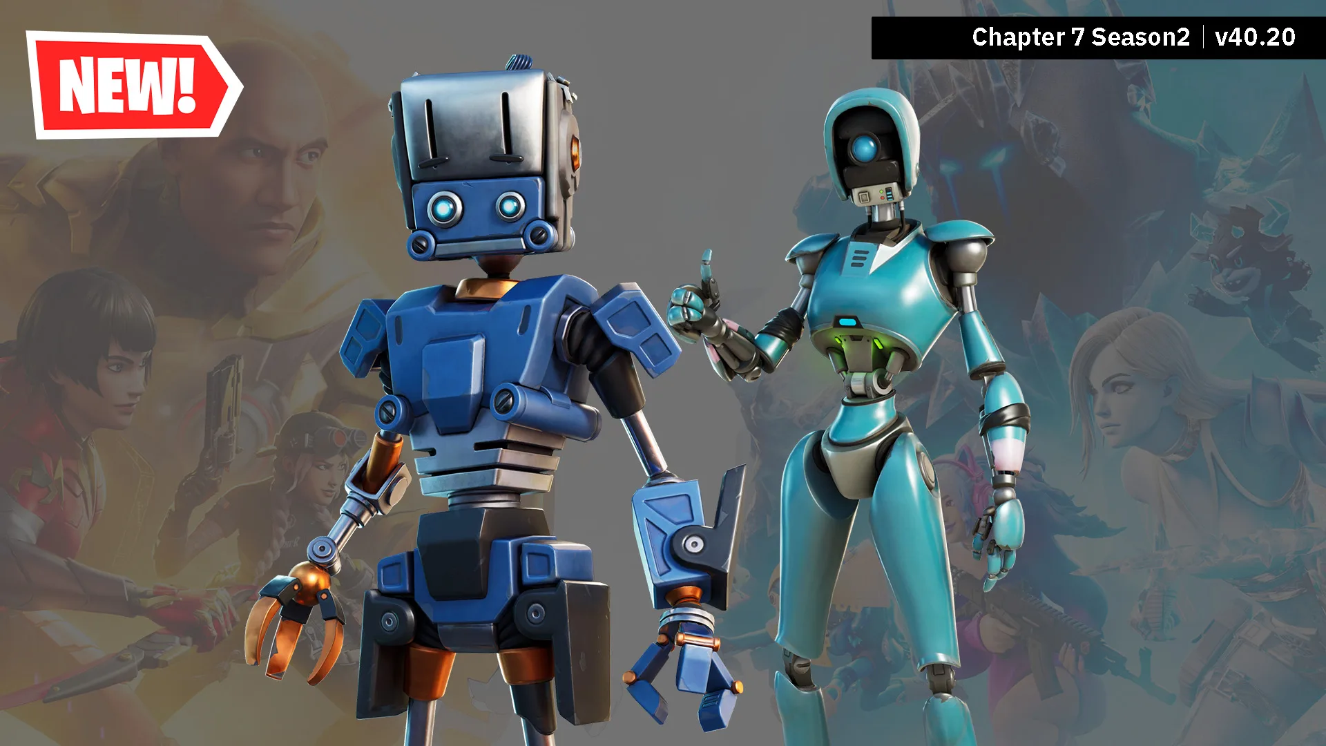【フォートナイト】今日のアイテムショップで世界を救えからロボ・レイとローク・ボットが登場！