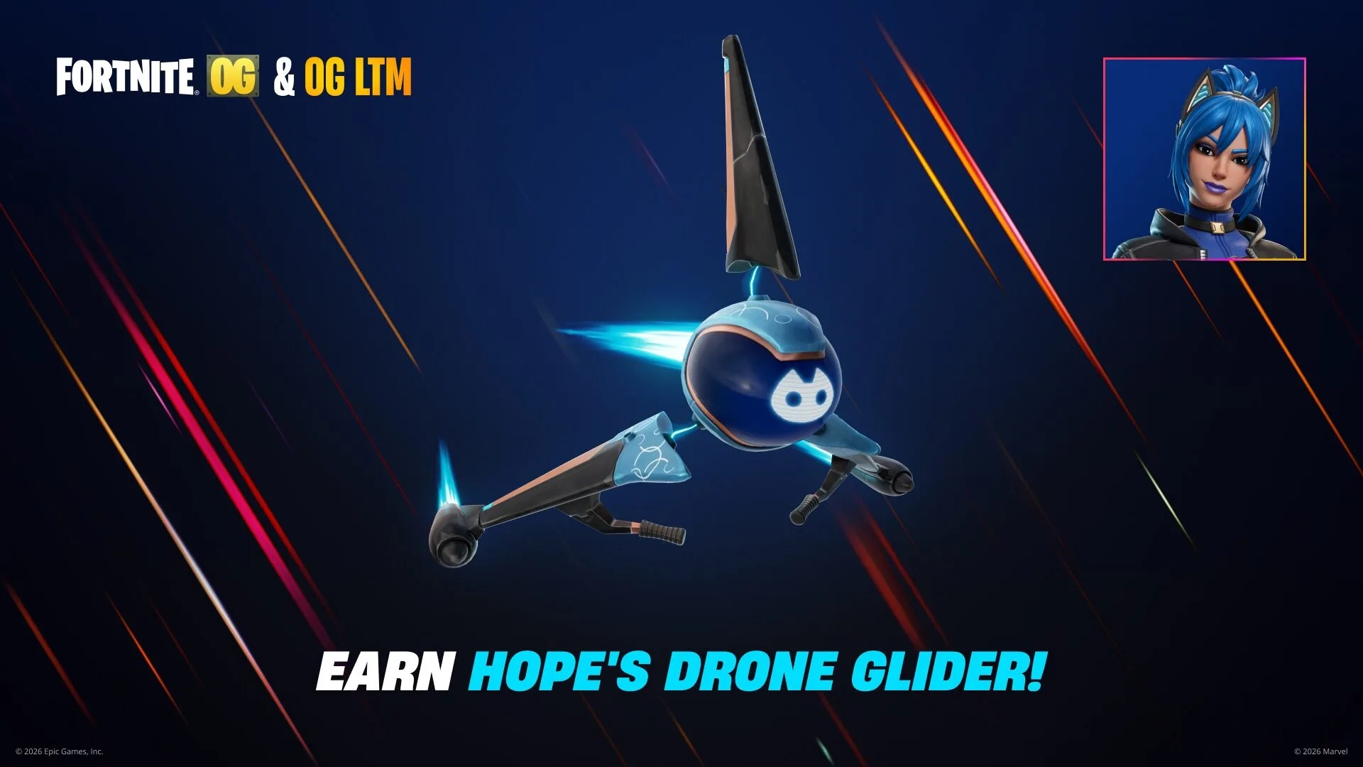 【フォートナイト】ORIGINモードおよび期間限定モード「エンドゲーム」でビクロイを達成して、無料グライダー「ホープのドローン」を獲得しよう！