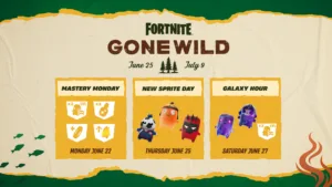 【フォートナイト】今週の精霊関連のスケジュールが開催！はやくも日曜日にはギャラクシーアワーへ