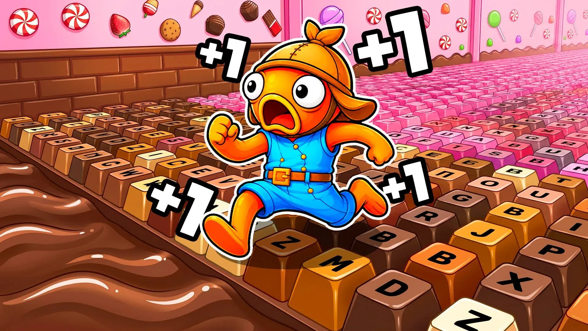 【フォートナイト】UEFNの新作クリエイティブマップ「+1 Speed Keyboard Escape」が話題に。キーボードの上を走り、レベルを上げてトロフィーを集める中毒性抜群の育成系タイクーンランゲーム