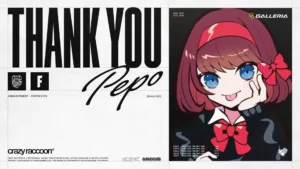 「Crazy Raccoon」AliceがSTREAMER部門へ移動　Pepoは脱退を発表