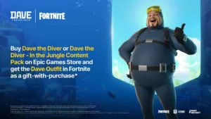 【フォートナイト】『デイヴ・ザ・ダイバー』コラボコスチュームがストア購入特典として登場！6月26日からはアイテムショップでの単品販売もスタート
