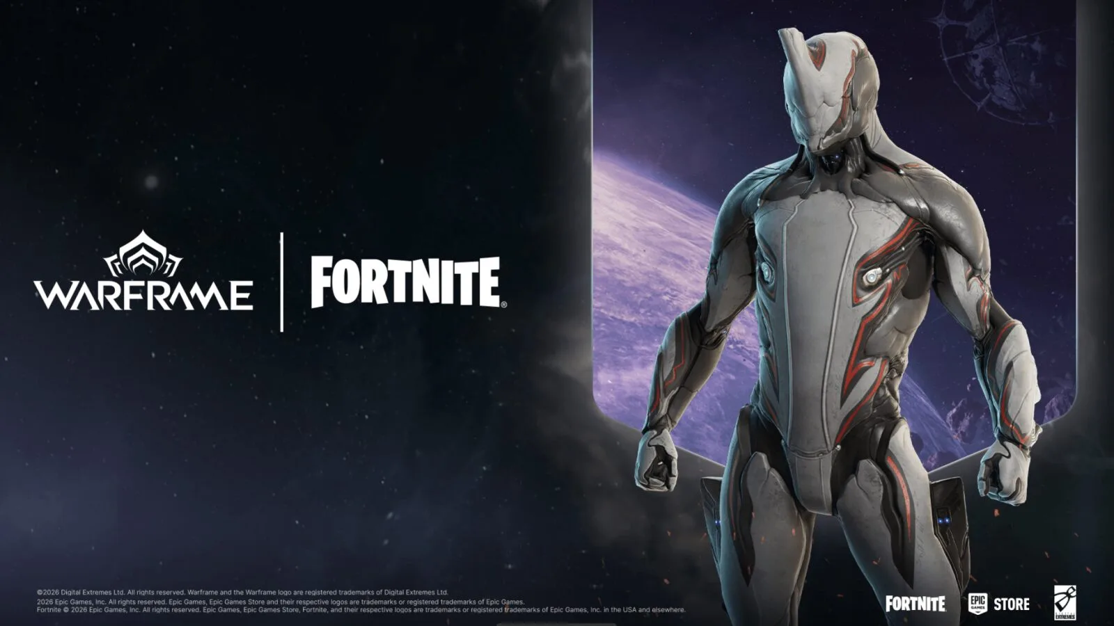 【フォートナイト】『Warframe』とのコラボが決定！人気フレーム「Excalibur」のスキンがショップに登場、Epic Games Storeでの購入特典やフェスティバル楽曲も追加へ