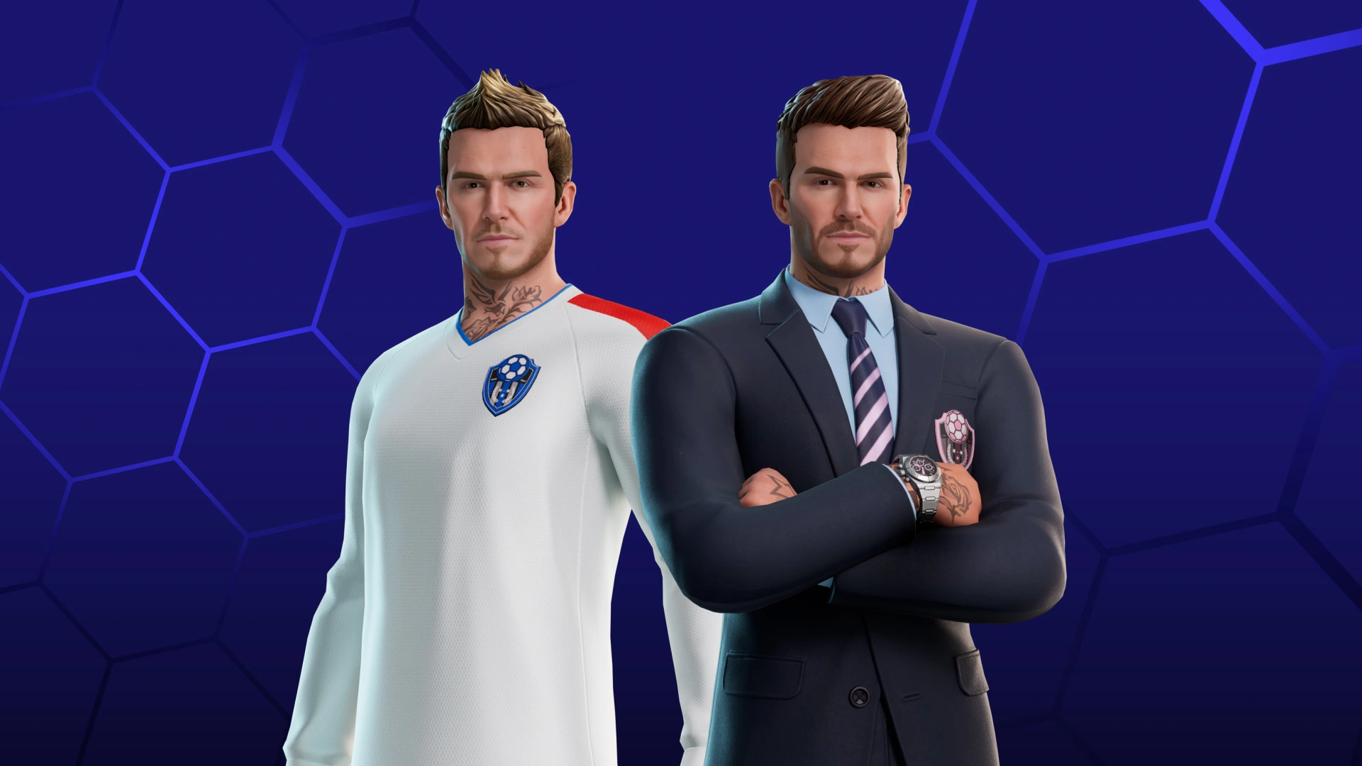 【フォートナイト】伝説級の元プロサッカー選手「デイビッド・ベッカム」がアイテムショップに登場