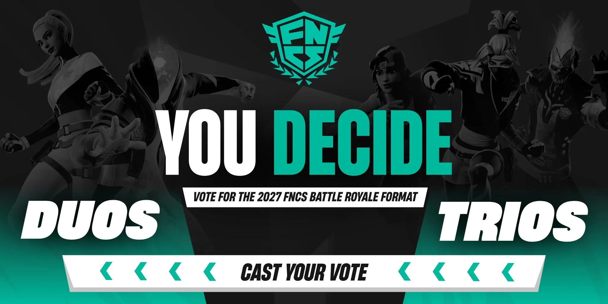 【フォートナイト】2027年FNCSはデュオかトリオか？公式がコミュニティ投票を開始！