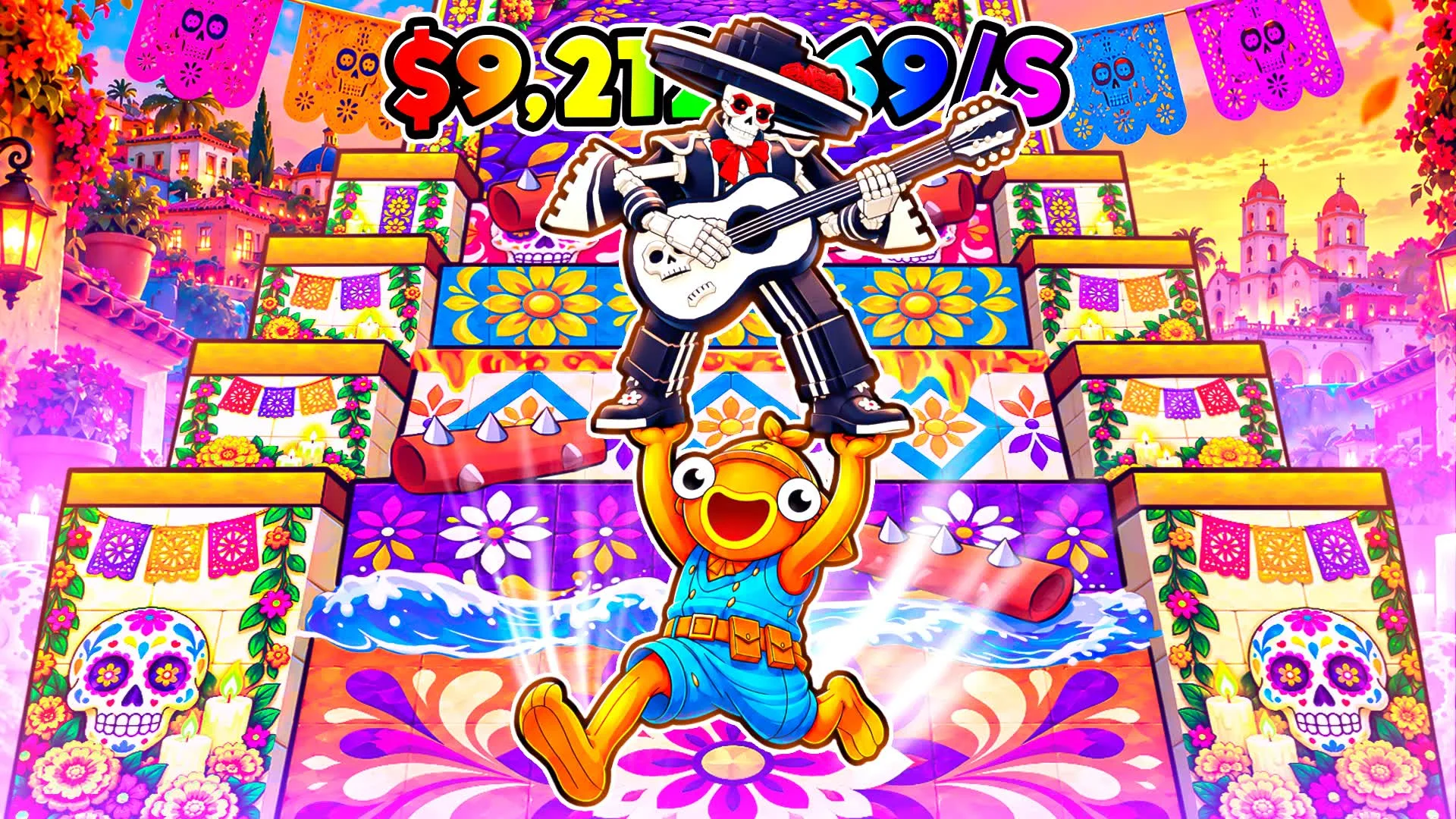 【フォートナイト】ゴーアップフォーブレインロット(GO UP FOR BRAINROTS)で10月24日と25日に追加された新コードまとめ