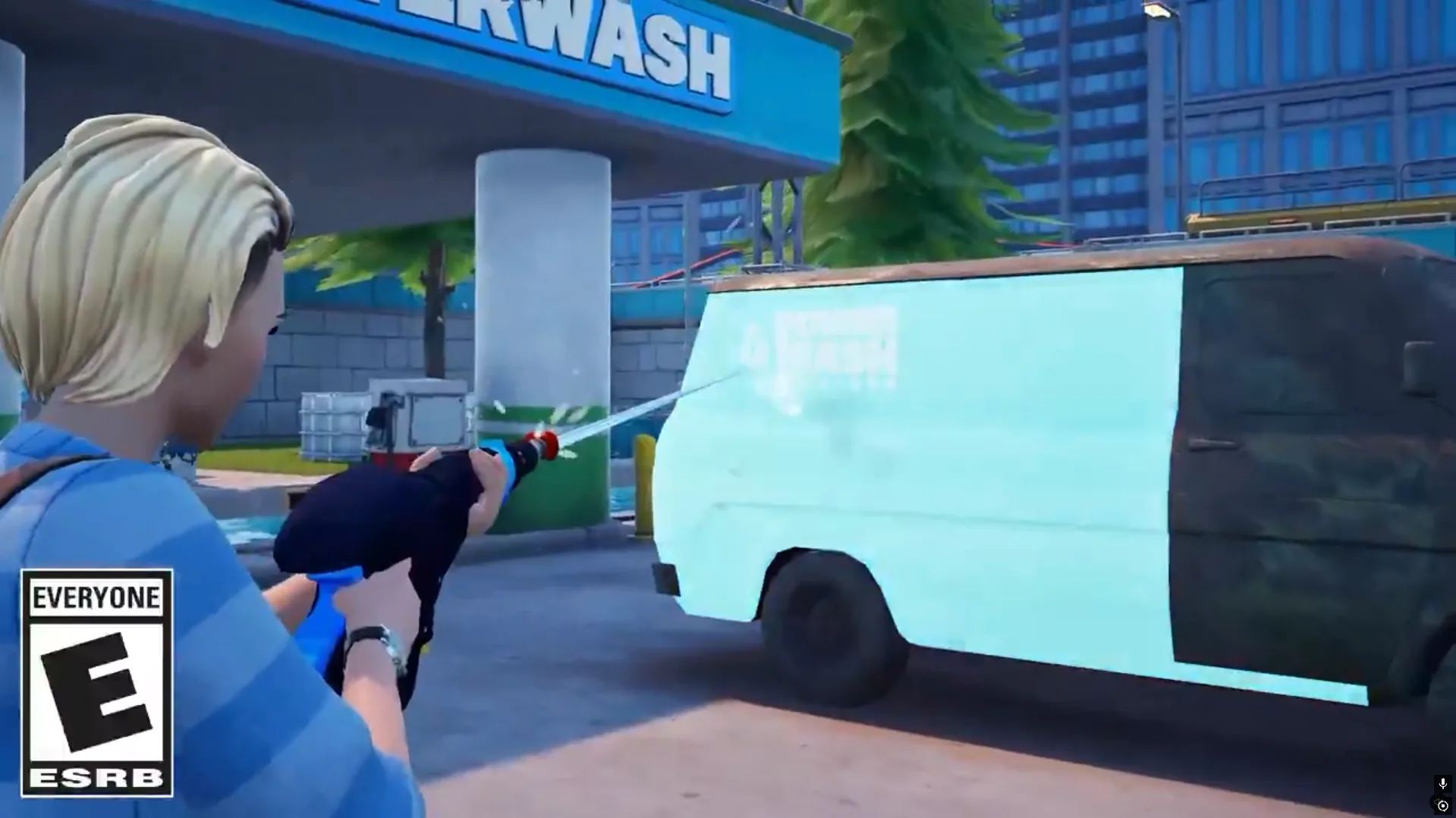 【フォートナイト】『パワーウォッシュ シミュレーター』の公式マップ「PowerWash SPLASHOUT」が登場!最大8人で高圧洗浄バトル